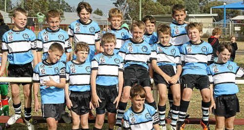 The Central Downs team at the under 35kg rugby league carnival at Cunnamulla which was held in the school holidays. The Central Downs team at the under 35kg rugby league carnival at Cunnamulla which was held in the school holidays.